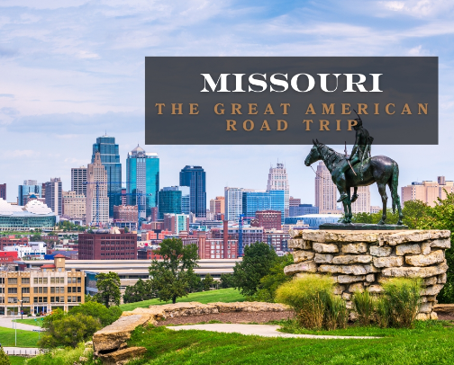 The Great American Road Trip: Missouri Edition cover photo collage