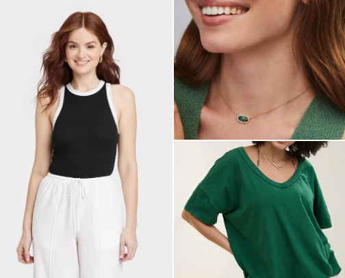 What I’m Wearing: Tops, Outfits, Shoes & Accessories cover photo collage