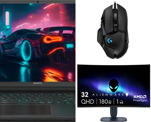Gaming Setup for beginners on streaming or gaming cover photo collage