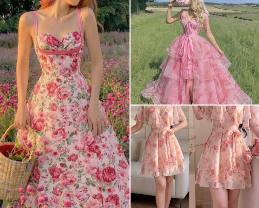 Floral dresses that’s perfect for summer pics✨ cover photo collage