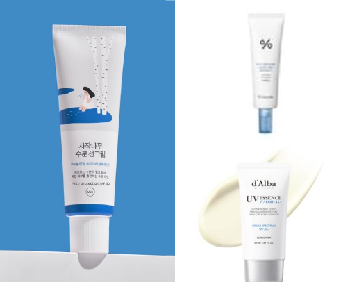 The best sunscreens for each season!! cover photo collage
