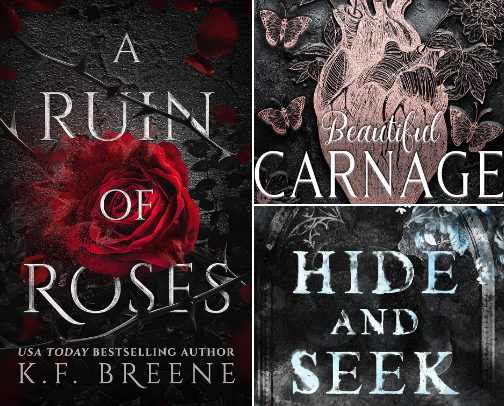 Dark Romance Books cover photo collage