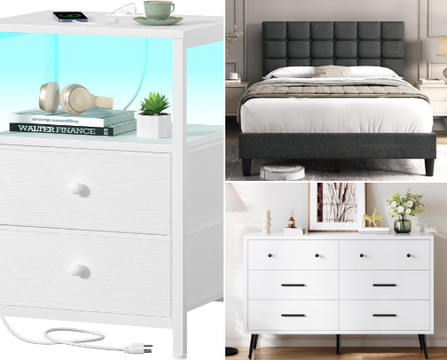 Household items cover photo collage