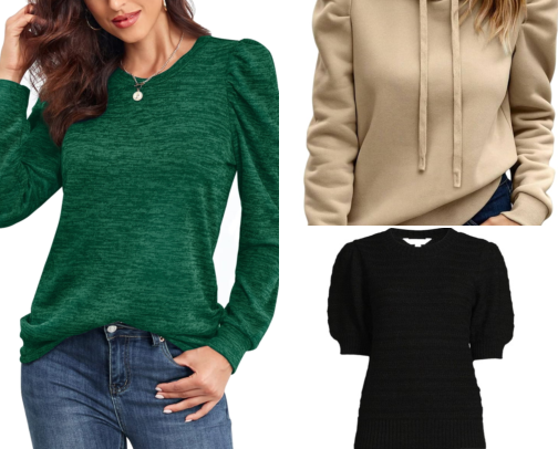 Top 10 Women's Crewneck Sweatshirts cover photo collage