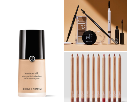 Cool-toned Makeup Look 🩶 cover photo collage