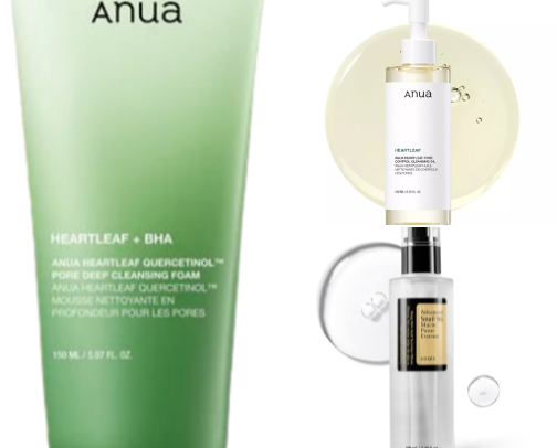 My favorite skincare products 🧴 cover photo collage