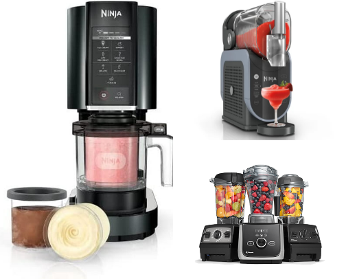 Kitchen accessories and appliances cover photo collage