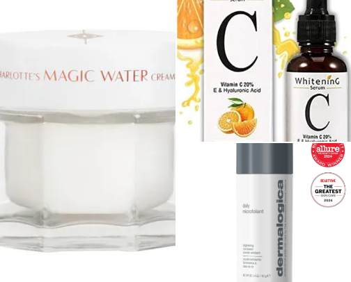 Skincare cover photo collage