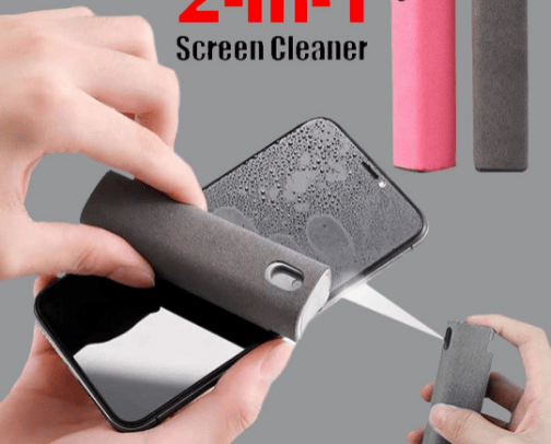 Mobile Phone Screen Cleaner Artifact Storage Integrated Mobile Phone Portable Computer Screen Cleaner Set cover photo collage