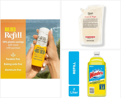 Refills Make The World Greener cover photo collage