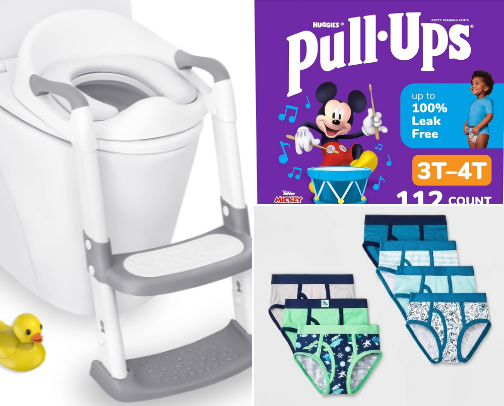Potty Training Must Haves cover photo collage