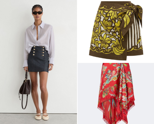 COLLECTION OF WOMEN'S SKIRTS cover photo collage