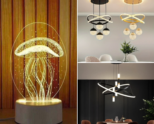 HOME LIGHTENING & ESSENTIAL cover photo collage