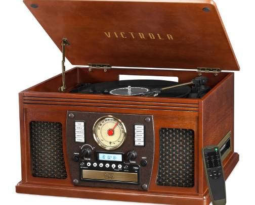 Victrola 6 in 1 Bluetooth Record Player cover photo collage