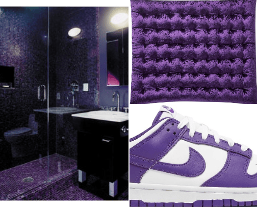 I JUST LOVE PURPLE cover photo collage