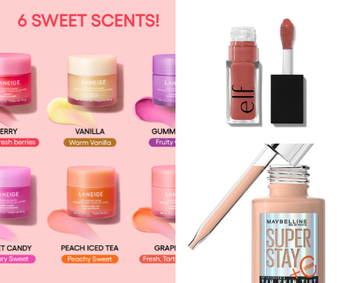 My favorite beauty recs cover photo collage