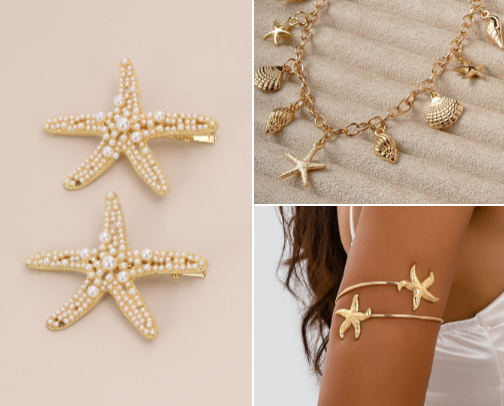 Shein Summer Beach Jewelry cover photo collage