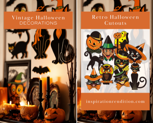 Vintage Halloween Decor Finds – Retro-Inspired Holiday Home Accents cover photo collage