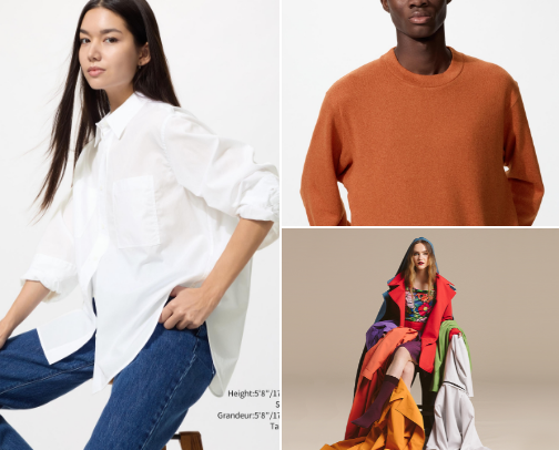 Comfort clothes cover photo collage