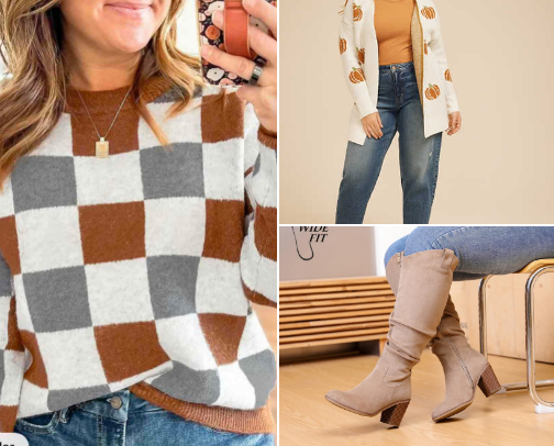 Plus Size Fall Fashion 🍁🍂 cover photo collage