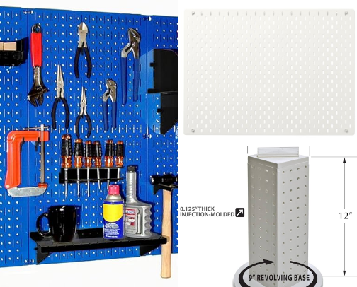 The "Real Life" Pegboard Guide: Organizing Your Chaos cover photo collage