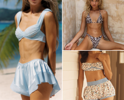 fave lingerie/swimsuits!!! cover photo collage