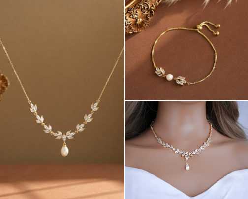 Jewelries for cover photo collage