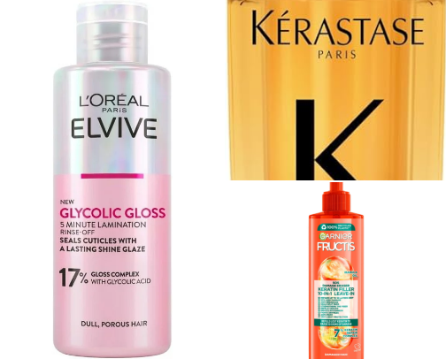 Hair care (straight hair) cover photo collage
