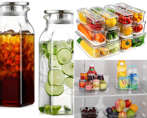 Must-Have Amazon Finds for Easy Fridge Organization cover photo collage