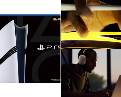 Electronics cover photo collage