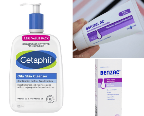 Affordable Acne Must haves💧🧴 💆🏼‍♀️🍀🌸🌿 cover photo collage