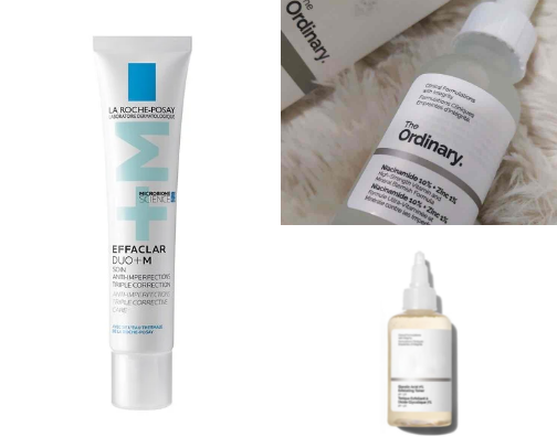 Skincare favs✨ (acne-prone skin) cover photo collage
