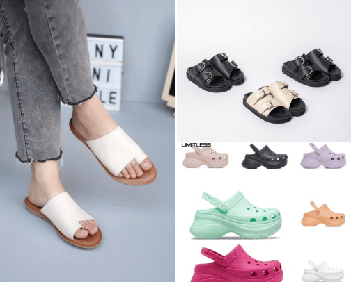 Rekomendasi Sandal Wanita Murah Terkeren🩴 cover photo collage