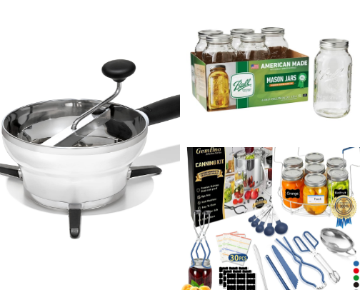 Canning and preserving must haves cover photo collage