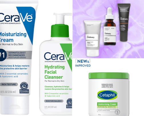 Cosmetics cover photo collage