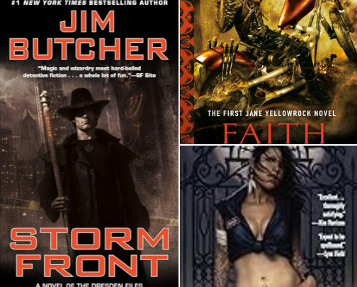 Best Urban Fantasy Series cover photo collage