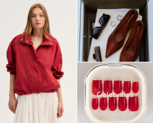 Red Street Style cover photo collage