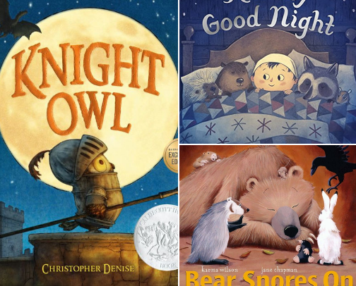 Bedtime Books I Happily Read Over and Over cover photo collage