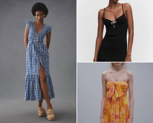summer dresses cover photo collage