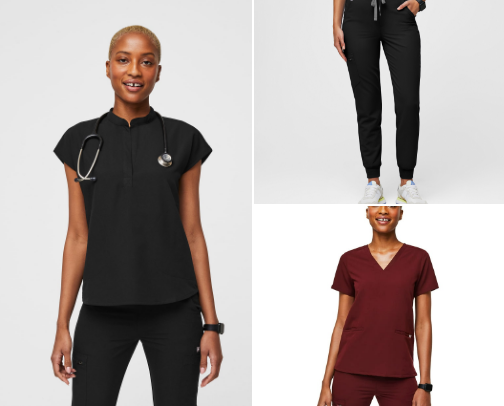 Scrub Sets I own👩🏽‍⚕️ cover photo collage