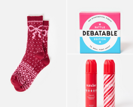 Xmas stocking fillers cover photo collage