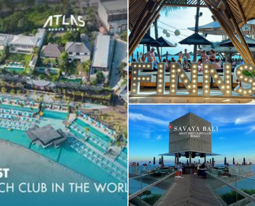 Beach Clubs  Must-Visit in Bali🏝️🏖️ cover photo collage