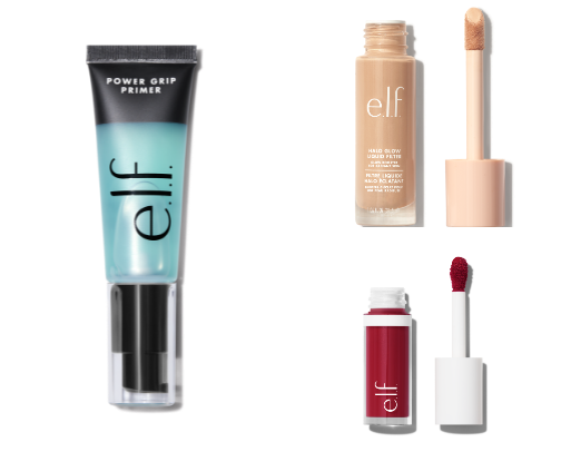 my ELF makeup faves cover photo collage