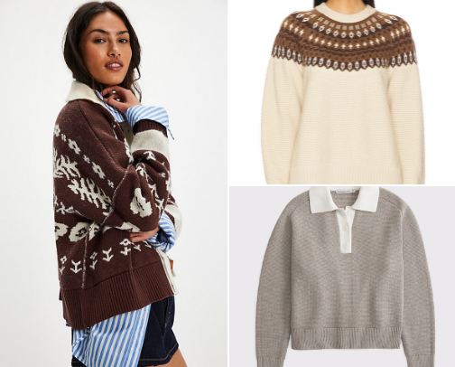 Fall/Winter Sweaters: Capsule & Fun Pieces cover photo collage