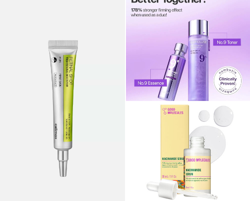 Skincare for sensitive, acne-prone skin. cover photo collage