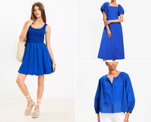 True Winter Color Types: Cobalt Blue cover photo collage