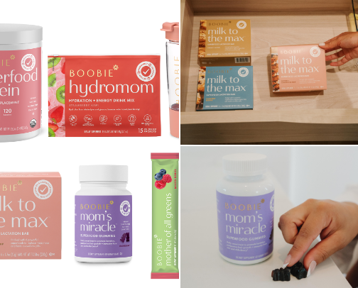 10% Off BOOBIE Superfood Faves - For Breastfeeding & Pumping Moms cover photo collage