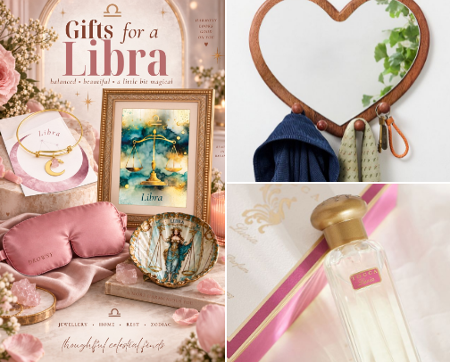 Gifts for a… Libra cover photo collage