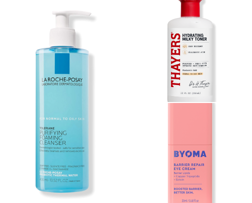 My morning Skincare Routine cover photo collage