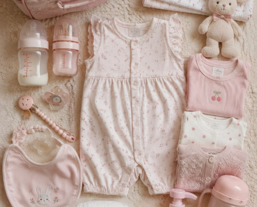 fav baby products cover photo collage